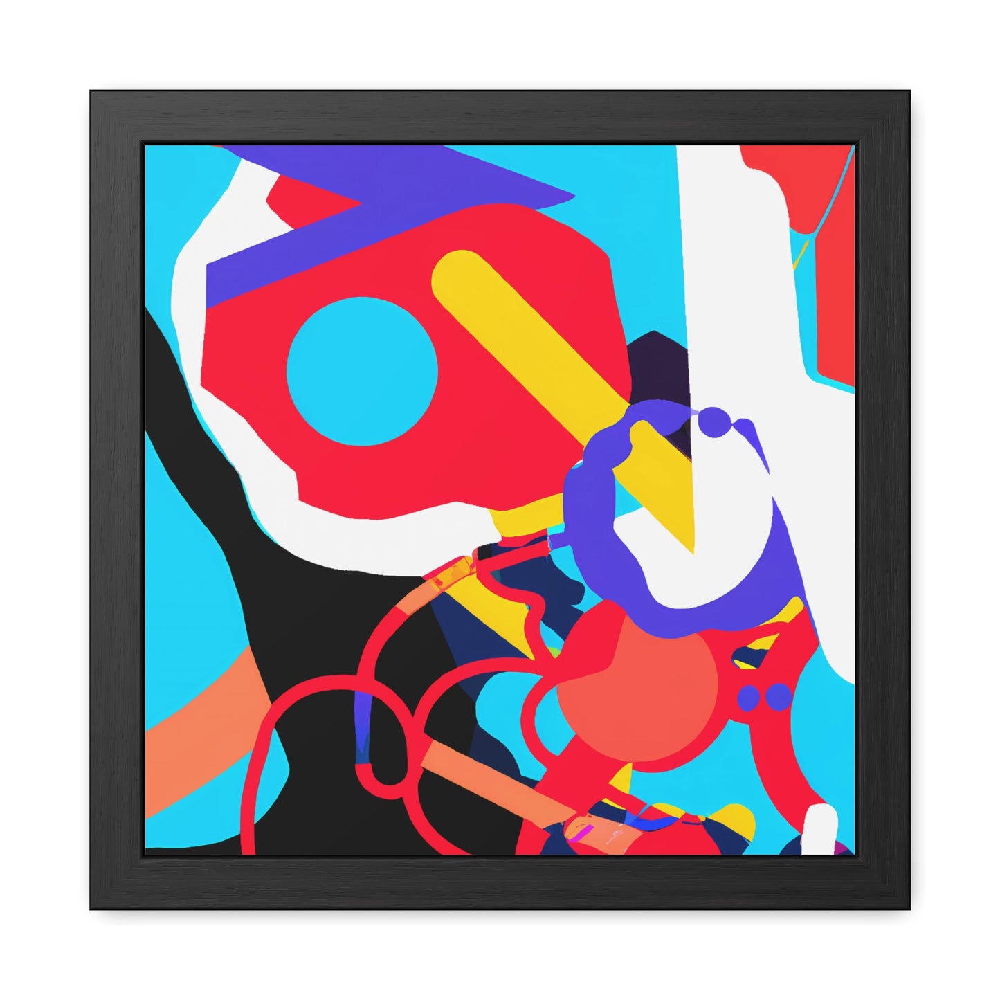 Fabstract 4 - on Framed Print