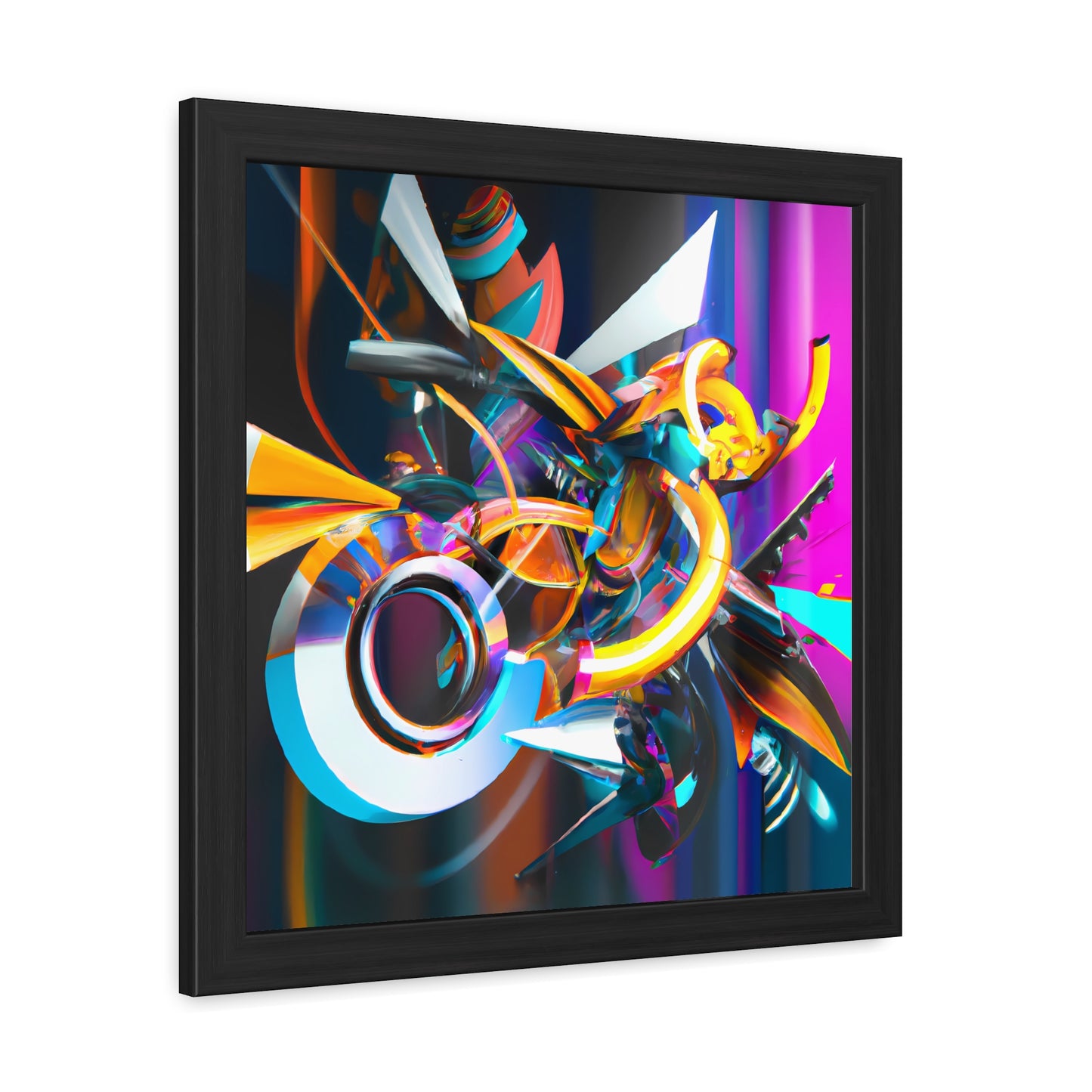 Temporal Flux 20 - on Framed Print