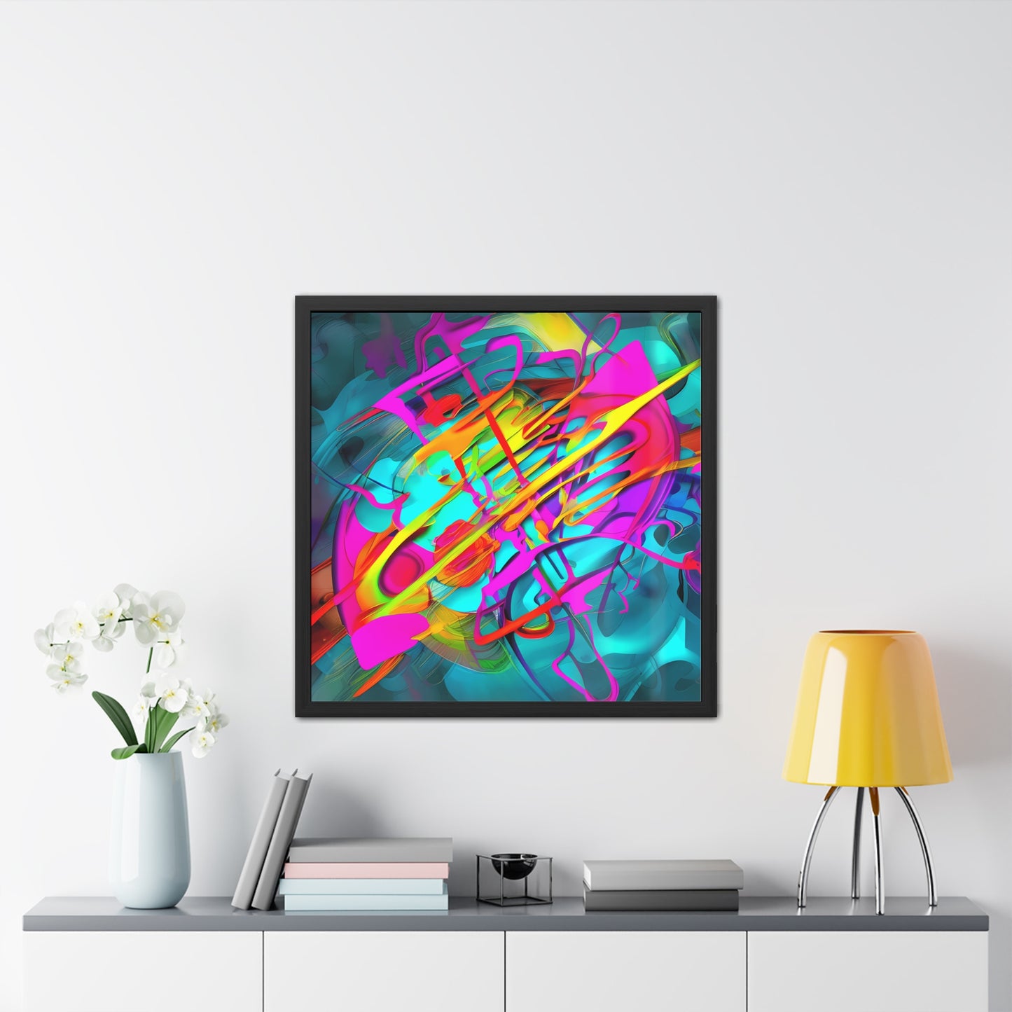 Fabstract 74 - on Framed Print