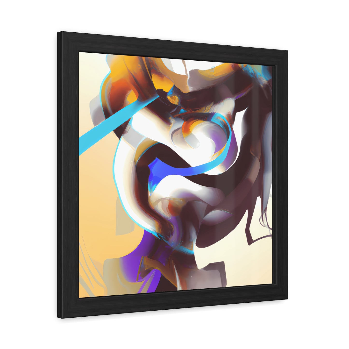 Fabstract 43 - on Framed Print